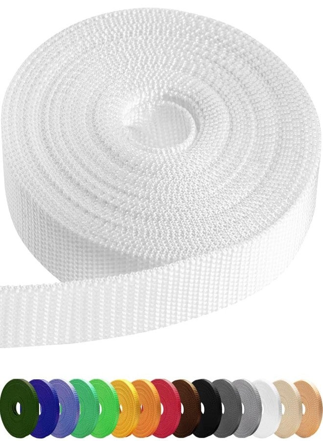 TECEUM 1.5 Inch Webbing – White – 25 Yards – 1.5” Webbing for Climbing Outdoors Indoors Crafting DIY nw - Image 1